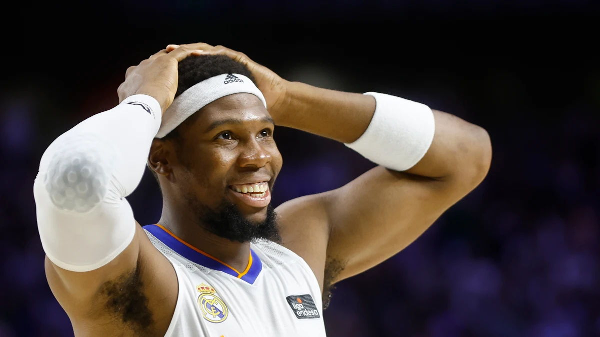 Yabusele, en el cuarto partido ante el Barça