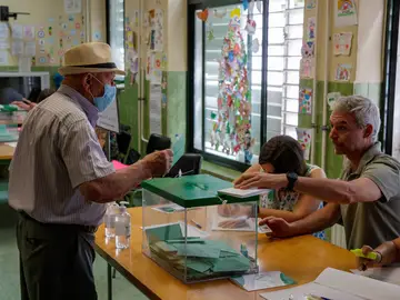 La participación a las 18:00 horas en las elecciones de Andalucía es del 44,52%, dos puntos menos que en 2018