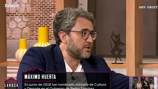Máximo Huerta, en La Roca Máximo Huerta, en La Roca