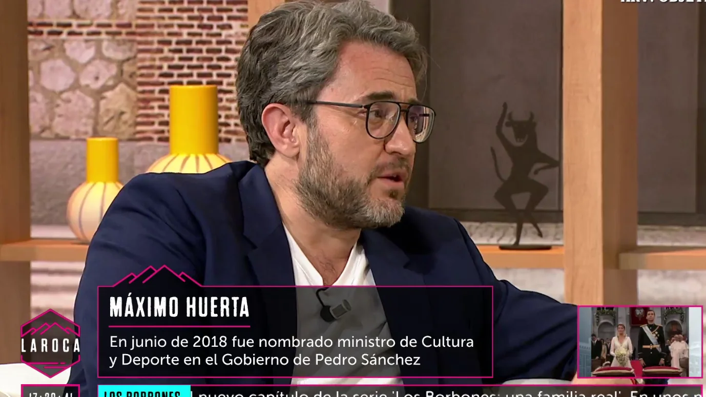 Máximo Huerta, en La Roca