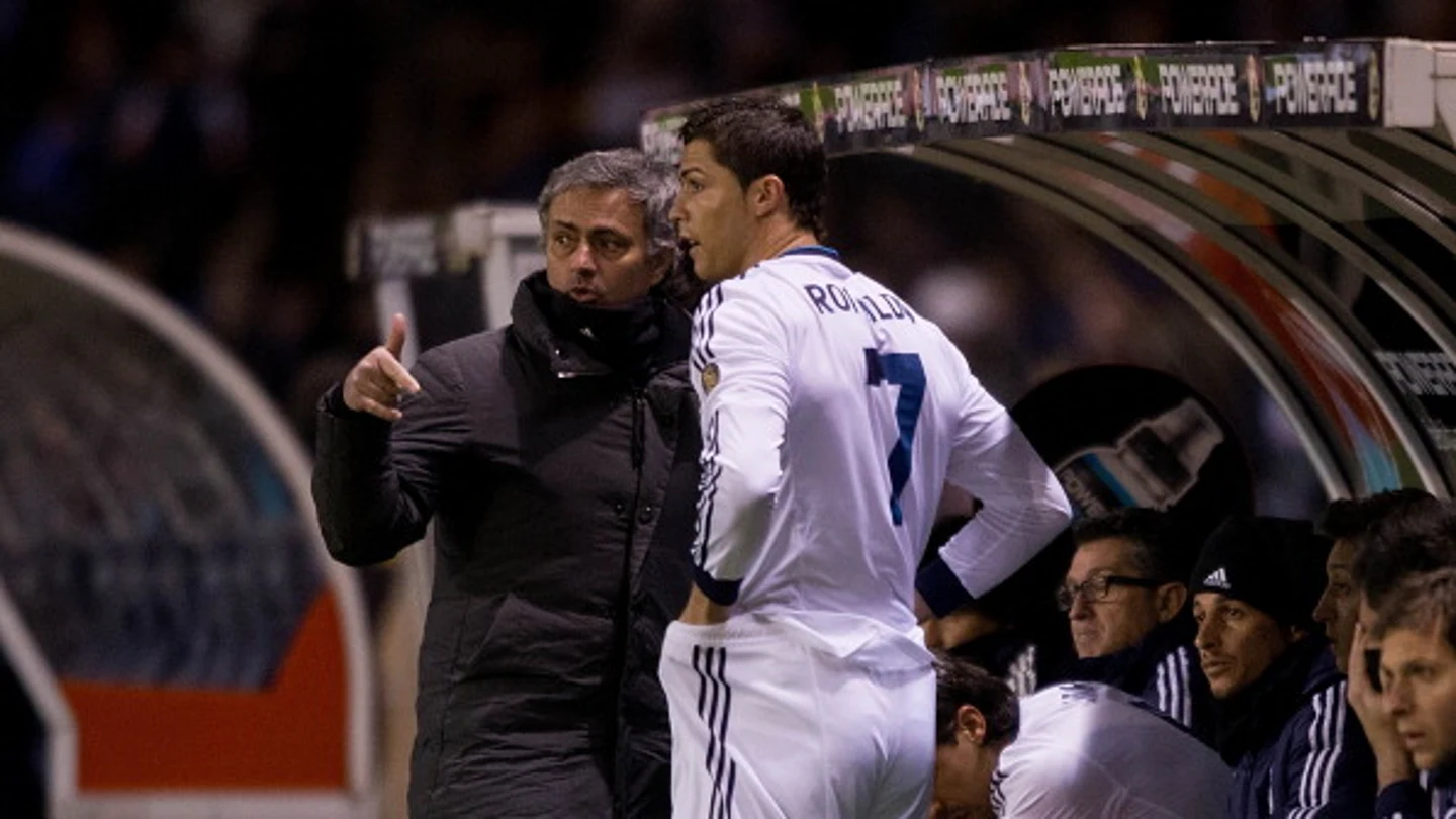 Cristiano Ronaldo y José Mourinho Cristiano Ronaldo y José Mourinho