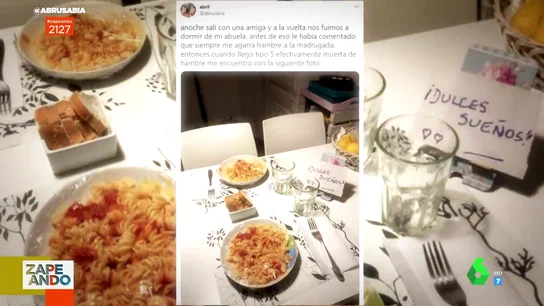 La sorpresa de una abuela a su nieta para cuando llegara de fiesta La sorpresa de una abuela a su nieta para cuando llegara de fiesta