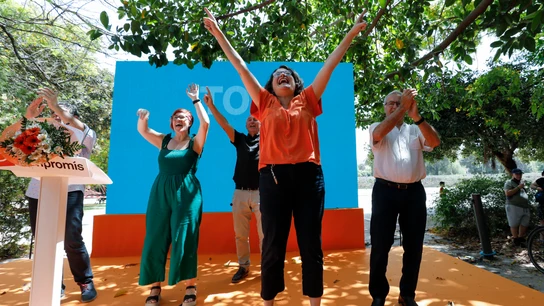 Mónica Oltra, en el acto de Compromís Mónica Oltra, en el acto de Compromís