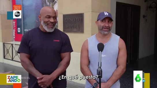 Mike Tyson en el programa de Jimmy Kimmel Mike Tyson en el programa de Jimmy Kimmel