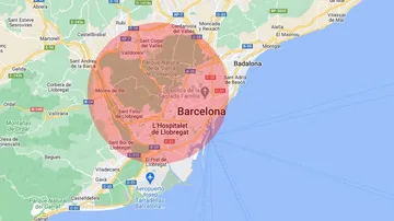 Esto es lo que ocupan 30.000 hectáreas en la zona metropolitana de Barcelona. 