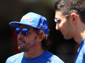 Fernando Alonso y Esteban Ocon
