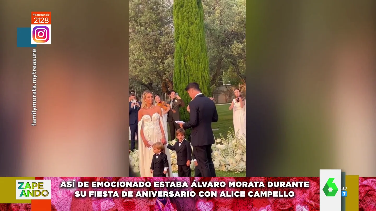 Alvaro Morata y Alice Campello Alvaro Morata y Alice Campello