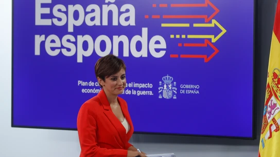La ministra de Política Territorial y portavoz del Gobierno, Isabel Rodríguez La ministra de Política Territorial y portavoz del Gobierno, Isabel Rodríguez