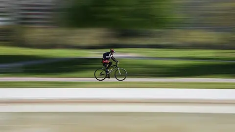 Ciclista en carretera Ciclista en carretera