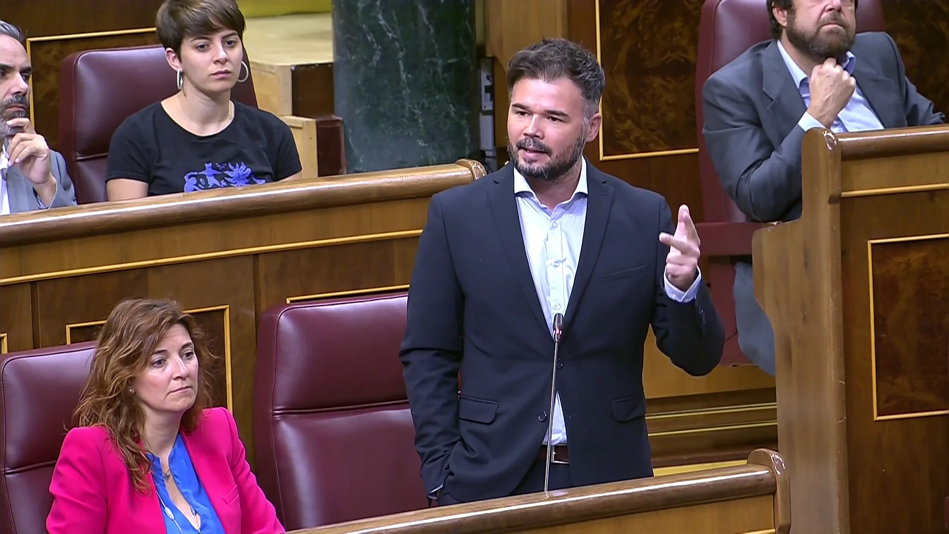 Rufián, a Sánchez: "¿Sabe lo que puede costar un melón? 13 euros. Basta de parches"