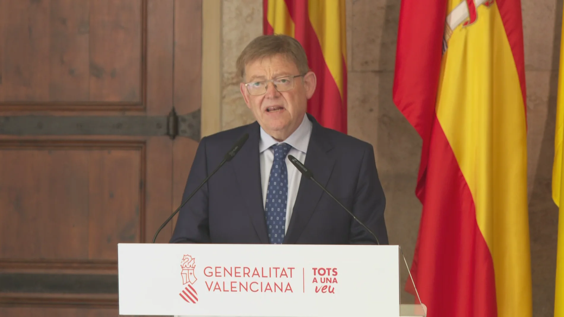 El presidente de la Comunidad Valenciana, Ximo Puig