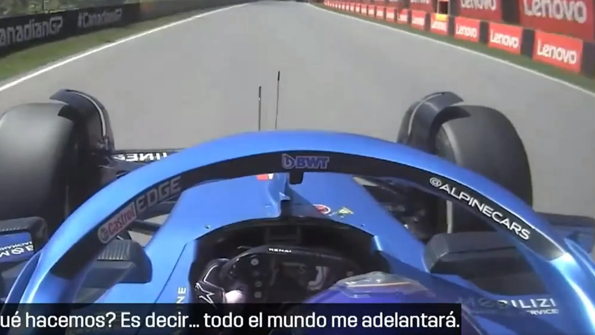 El momento en el que Fernando Alonso se enteró de los problemas de motor de su Alpine