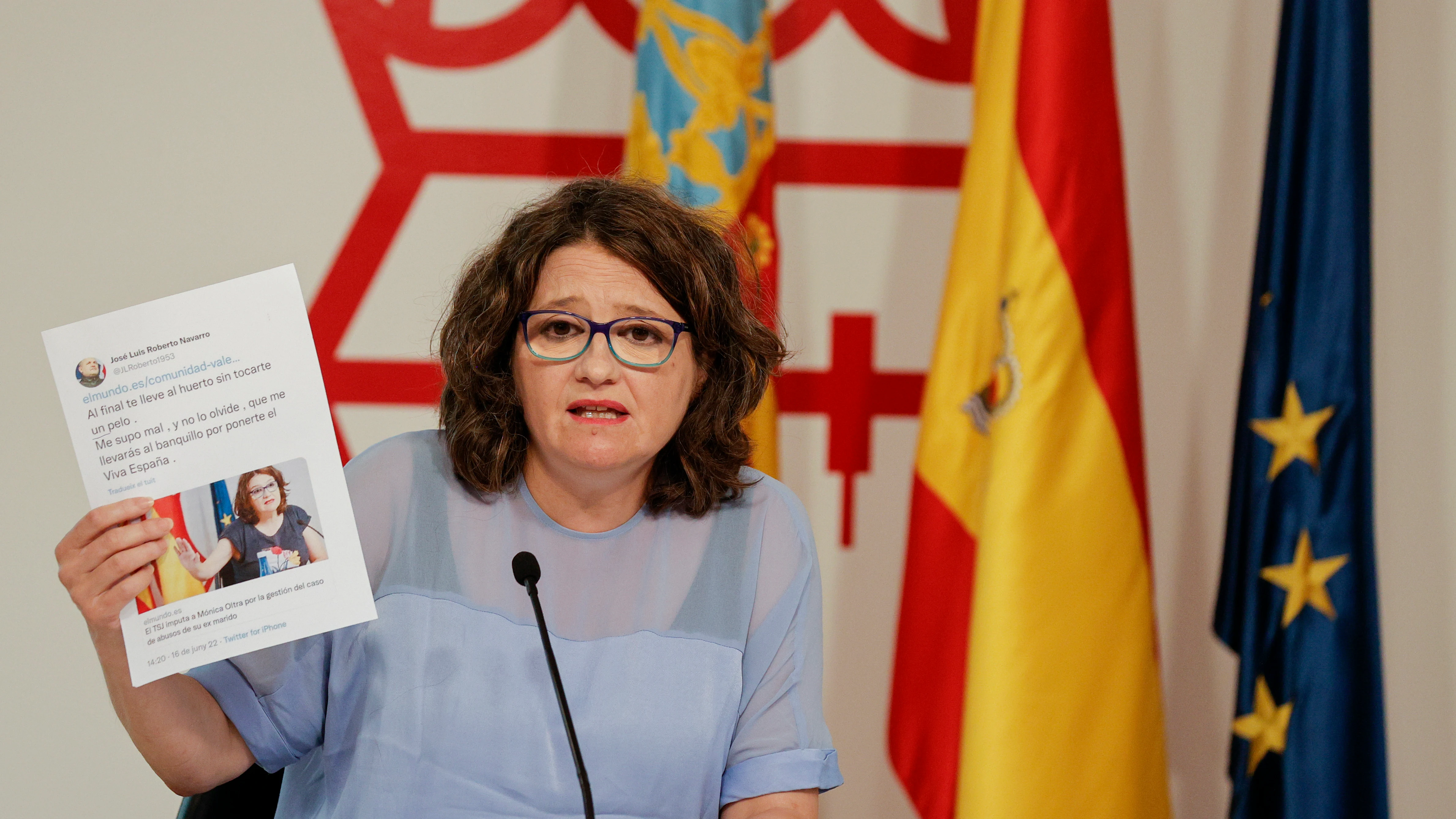 La exvicepresidenta y Portavoz del Gobierno valenciano, Mónica Oltra