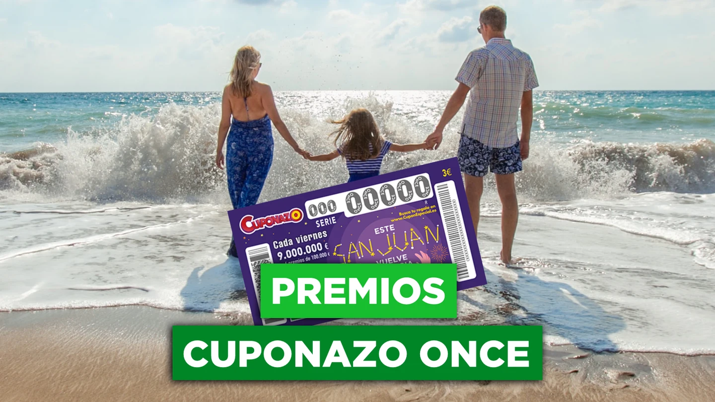 Cuponazo ONCE de San Juan: ¿qué premios reparte? Cuponazo ONCE de San Juan: ¿qué premios reparte?