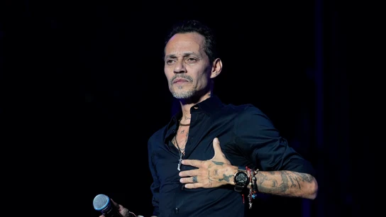 Marc Anthony, durante su concierto en Madrid Marc Anthony, durante su concierto en Madrid