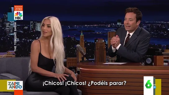 Kim Kardashian y Jimmy Fallon Kim Kardashian y Jimmy Fallon