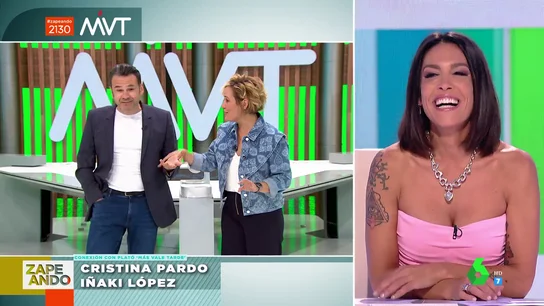 "Eres el suelo de laSexta": el divertido dardo de Iñaki López a Cristina Pardo sobre su altura con pullita a Jordi Évole "Eres el suelo de laSexta": el divertido dardo de Iñaki López a Cristina Pardo sobre su altura con pullita a Jordi Évole