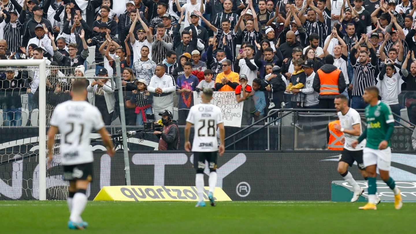 La afición del Corinthians, en un partido de su equipo La afición del Corinthians, en un partido de su equipo