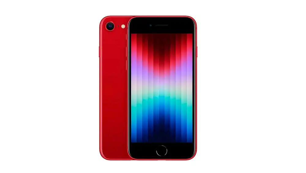 iPhone SE rojo