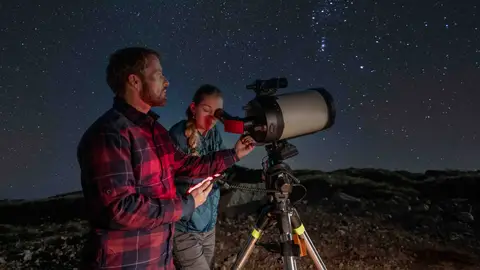 Telescopio para observar el firmamento Telescopio para observar el firmamento