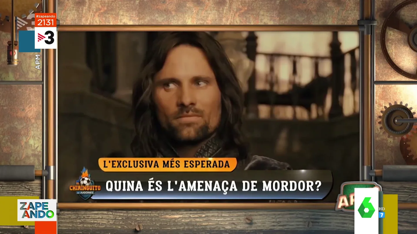 El vídeo que mezcla escenas del Señor de los Anillos' con 'El Chiringuito' El vídeo que mezcla escenas del Señor de los Anillos' con 'El Chiringuito'