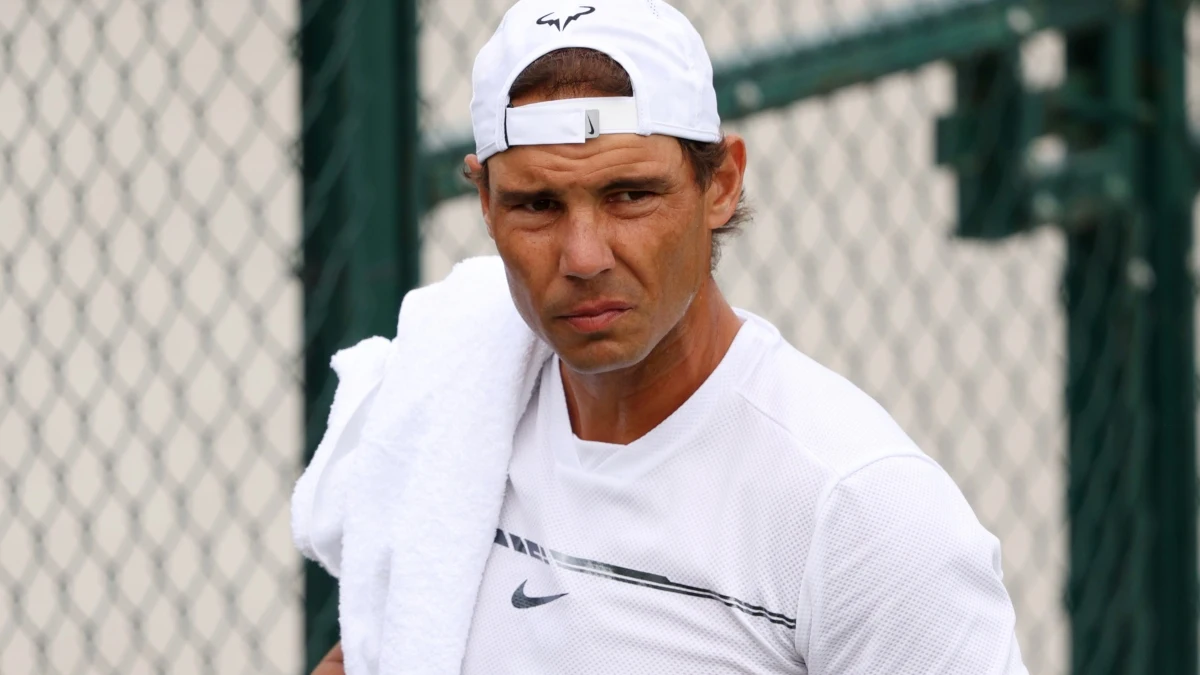 Rafa Nadal, preparando Wimbledon