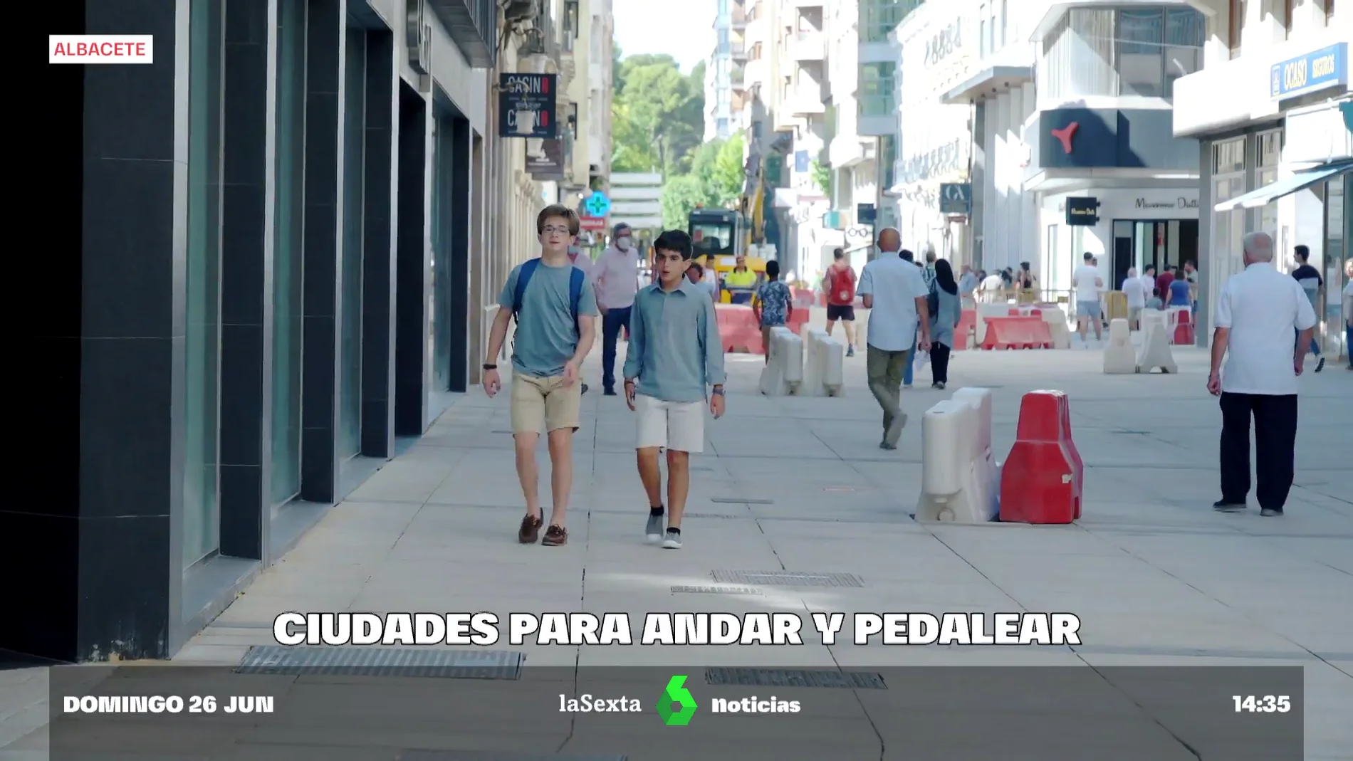 Más calles peatonales y más carriles bici: el tránsito de Albacete, Valencia y Pontevedra hacia la sostenibilidad