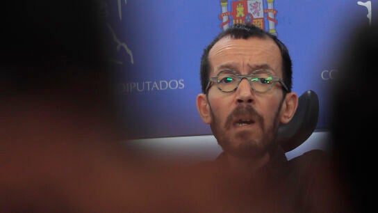 El portavoz de Unidas Podemos en el Congreso, Pablo Echenique