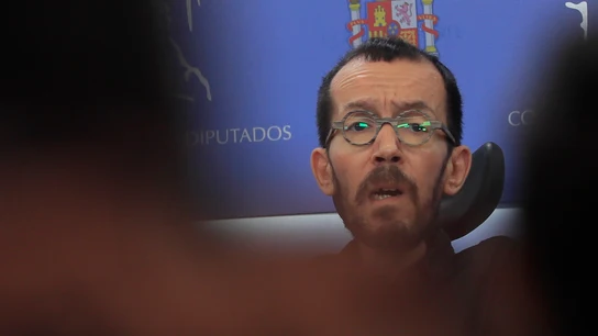 El portavoz de Unidas Podemos en el Congreso, Pablo Echenique El portavoz de Unidas Podemos en el Congreso, Pablo Echenique