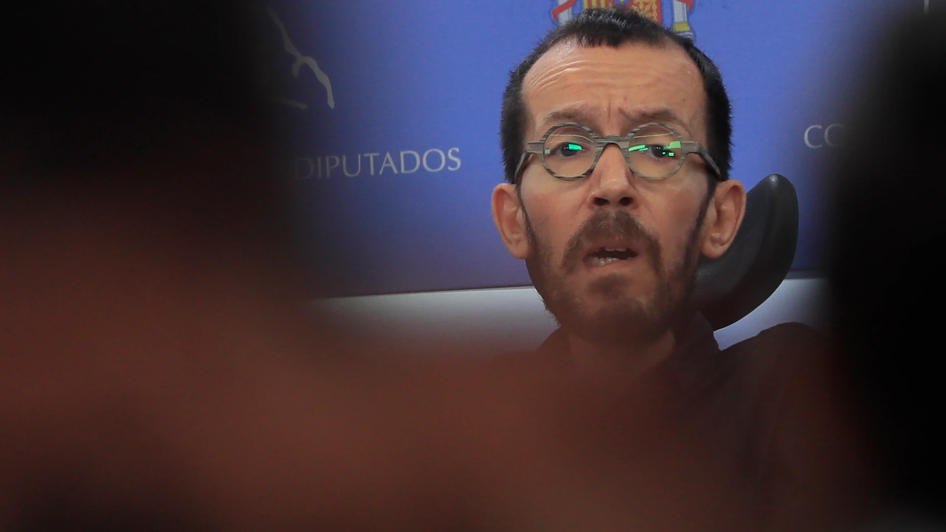 El portavoz de Unidas Podemos en el Congreso, Pablo Echenique