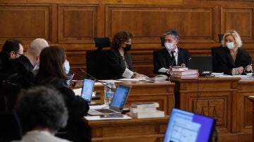 Imagen de archivo del juicio en la Audiencia de Gipuzkoa contra el fotógrafo donostiarra Kote Cabezudo