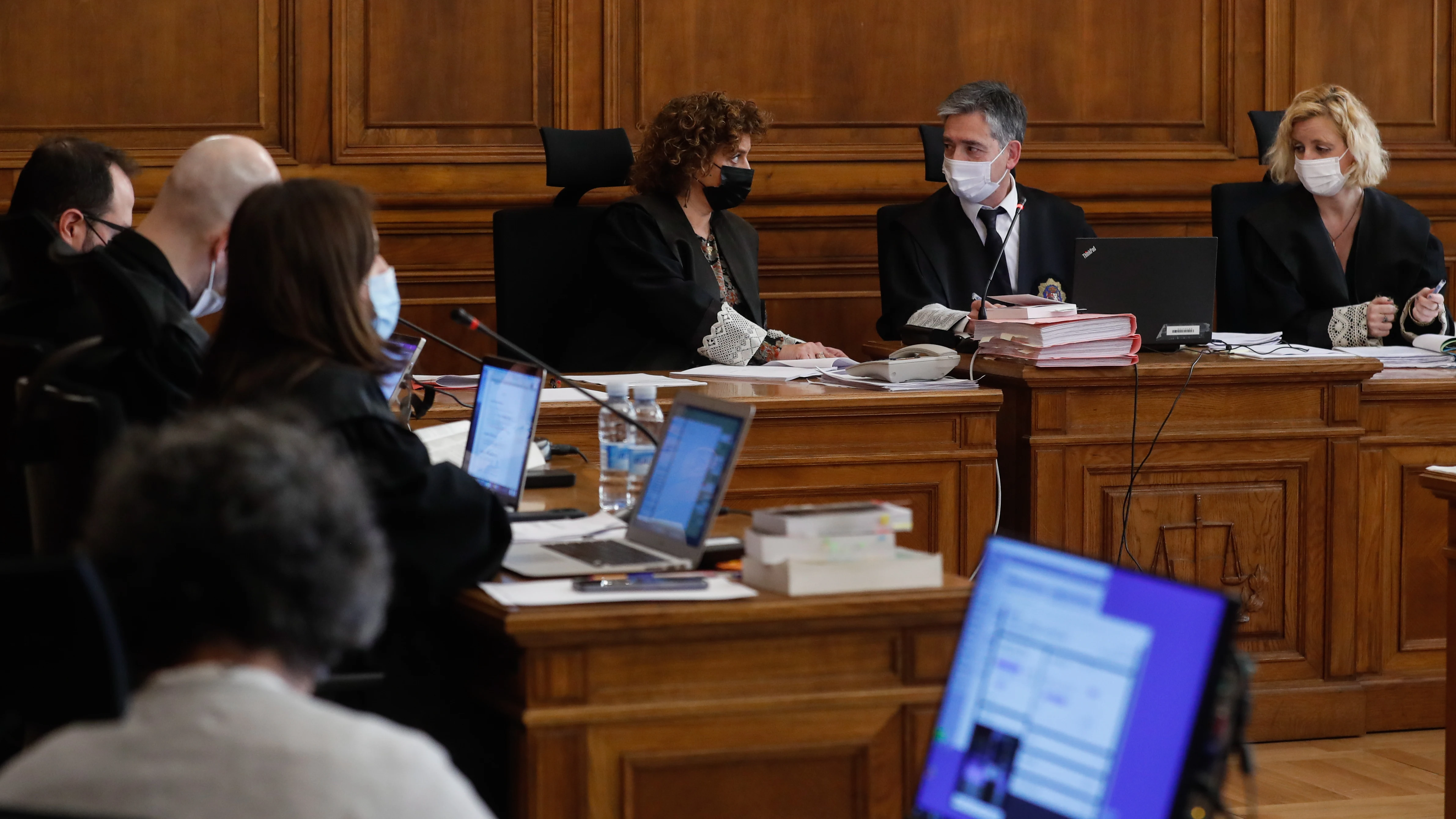 Imagen de archivo del juicio en la Audiencia de Gipuzkoa contra el fotógrafo donostiarra Kote Cabezudo