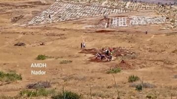 AMDH-Nador denuncia que Marruecos está preparando el entierro de los migrantes muertos sin autopsia ni investigación