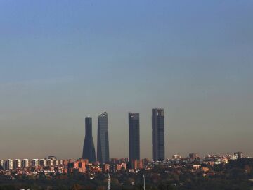 Contaminación en el cielo de Madrid