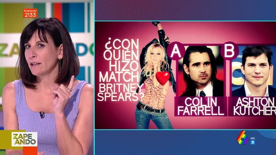 ¿Con quién tuvo algo Britney Spears, con Colin Farrell o Ashton Kutcher? Ponte a prueba con Malena Alterio en este divertido reto ¿Con quién tuvo algo Britney Spears, con Colin Farrell o Ashton Kutcher? Ponte a prueba con Malena Alterio en este divertido reto