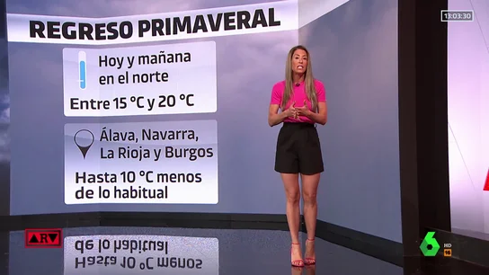 El calor no termina de llegar a toda la península El calor no termina de llegar a toda la península