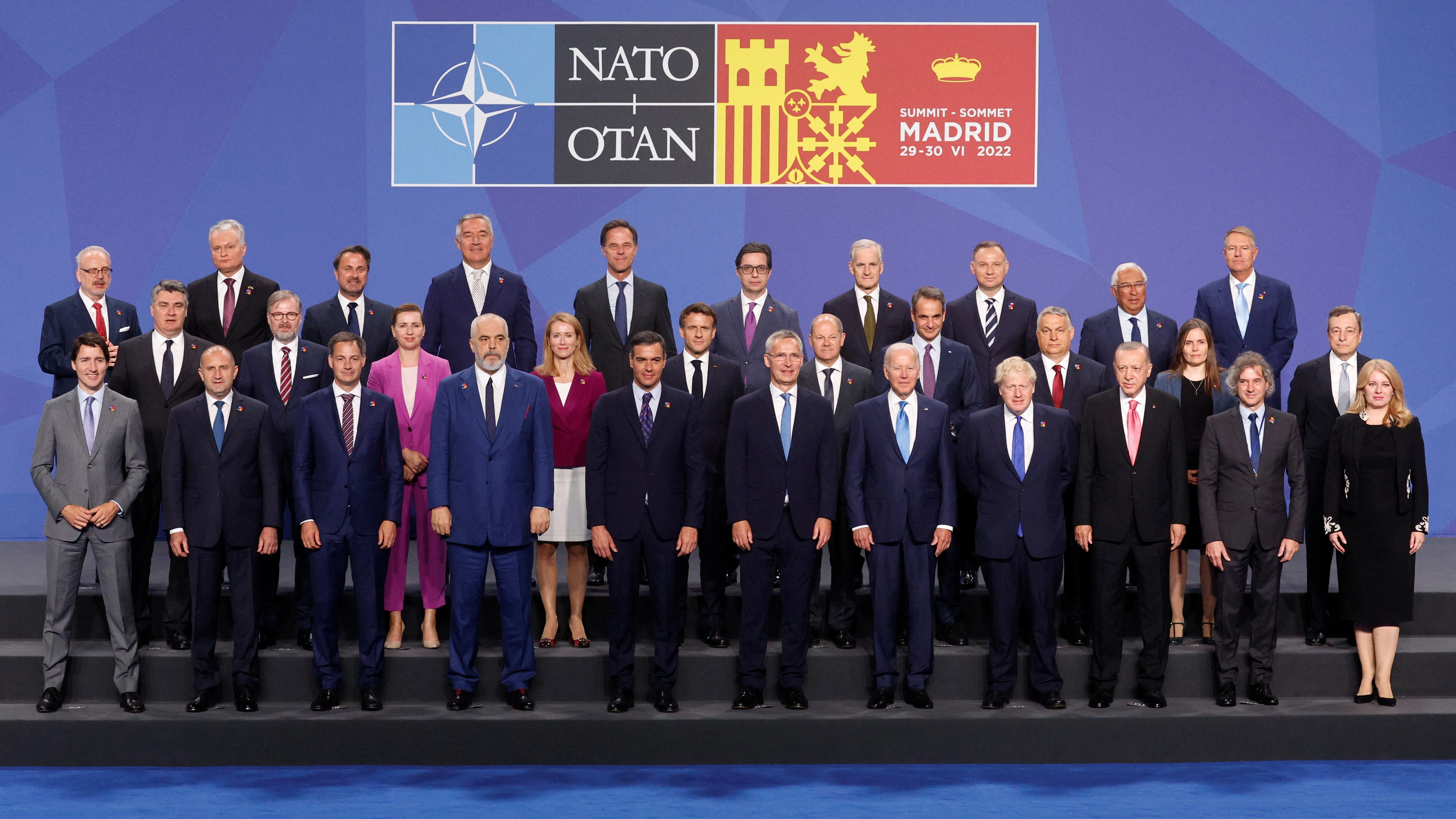 La foto de familia de la cumbre de la OTAN en Madrid