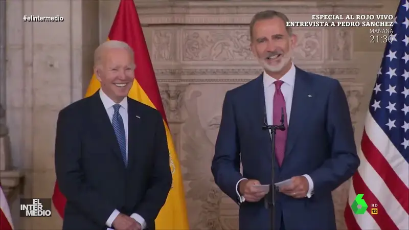 Reunión de Felipe VI y Joe Biden en la cumbre de la OTAN