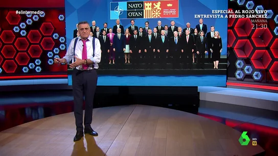 La reacción de Wyoming ante la falta de mujeres en la foto de la cumbre de la OTAN: "Parece un campo de nabos" La reacción de Wyoming ante la falta de mujeres en la foto de la cumbre de la OTAN: "Parece un campo de nabos"