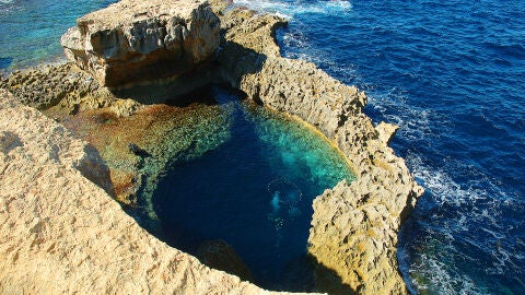 Blue Hole Dwejra. Gozo