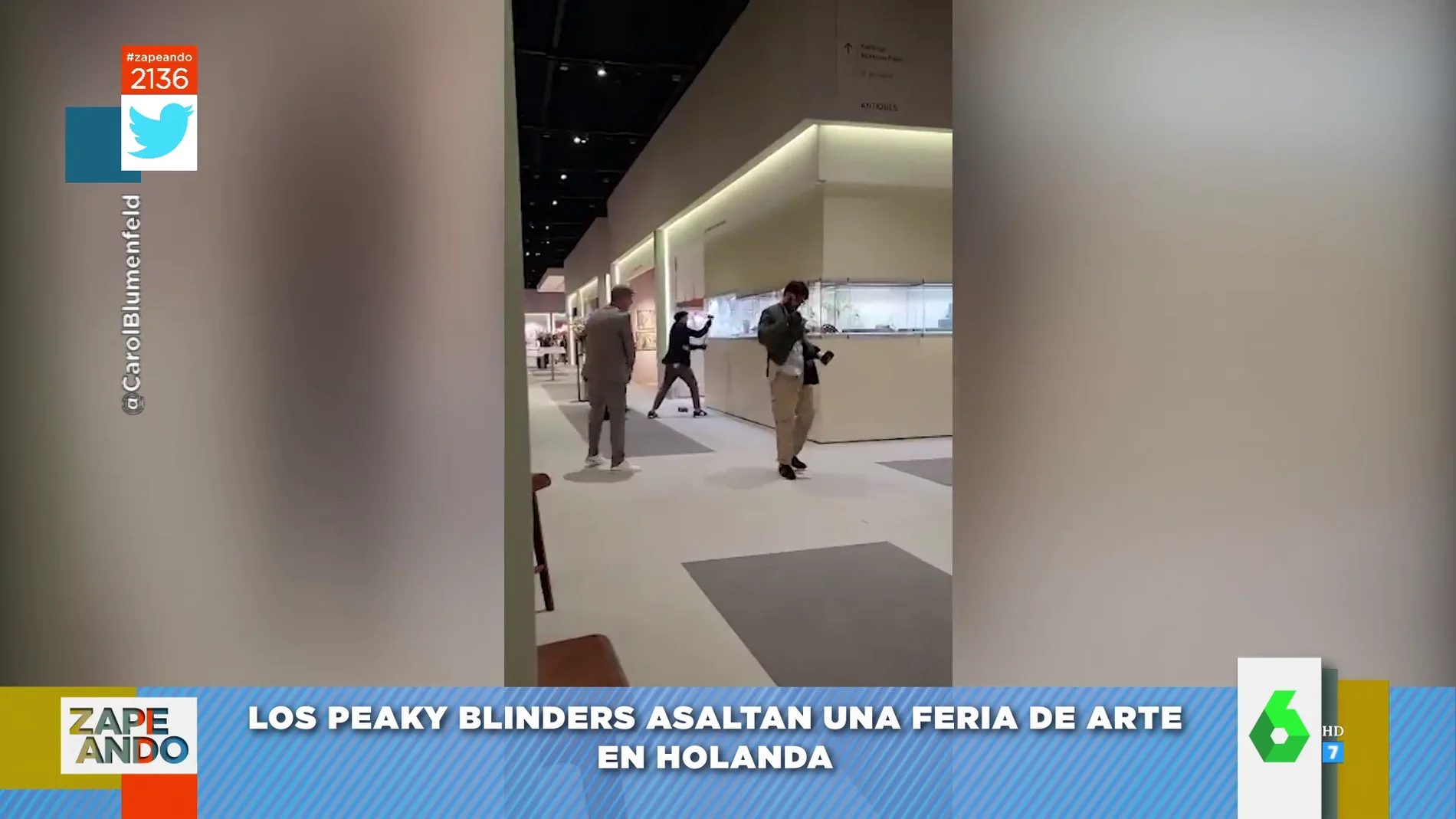 Los Peaky Blinders atracan una galería de arte de Maastricht