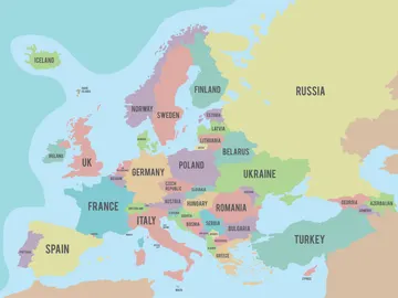 Mapa de Europa Mapa de Europa
