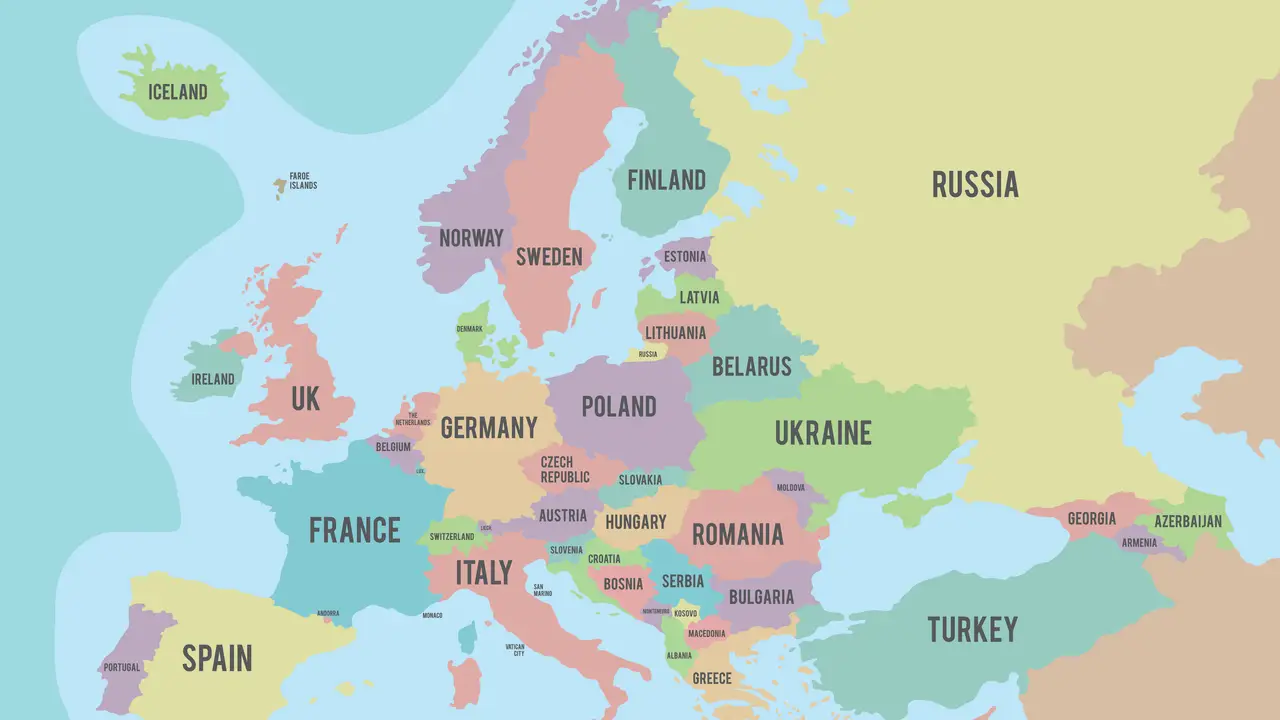 El mapa de Europa que te dice cuál es el idioma que suena más divertido
