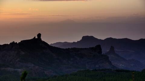 Pico de los Pozos de la Nieve, en Gran Canaria