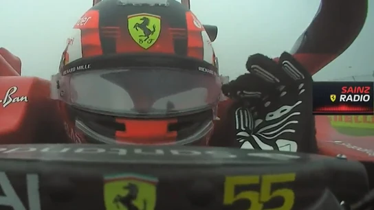 La radio de Carlos Sainz tras lograr la pole en Silverstone La radio de Carlos Sainz tras lograr la pole en Silverstone