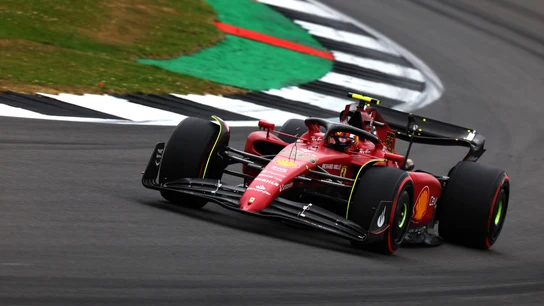 Carlos Sainz, con el Ferrari Carlos Sainz, con el Ferrari