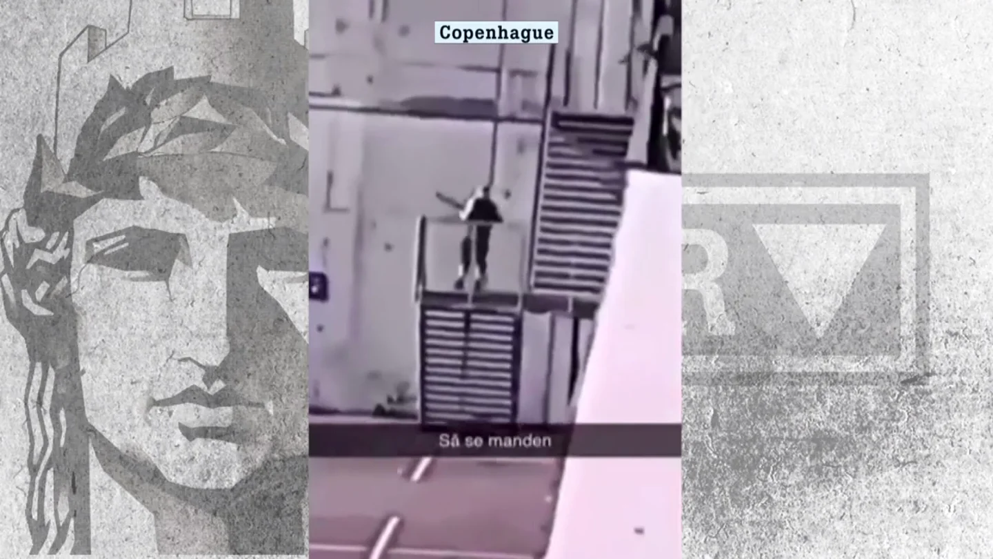 El vídeo del presunto autor del tiroteo en Copenhague portando un rifle en la mano El vídeo del presunto autor del tiroteo en Copenhague portando un rifle en la mano