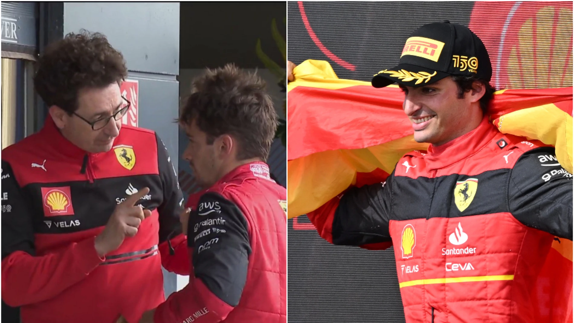 ¿Benefició Ferrari a Carlos Sainz y perjudicó a Charles Leclerc