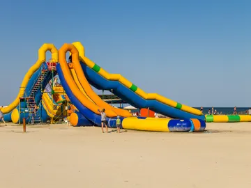 Parque acuático hinchable Parque acuático hinchable
