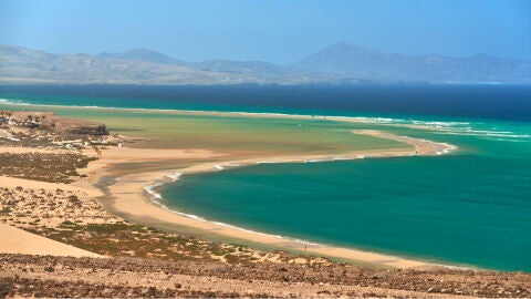 Playa de Sotavento, en Fuerteventura